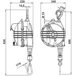 Zero Gravity balanser 10-75kg