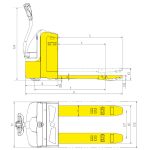 ELEKTRIČNI PALETAR AC MOTOR 2T