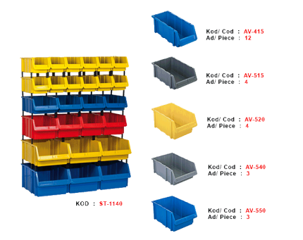 ST-1140 - PLASTIČNE STRENE KUTIJE